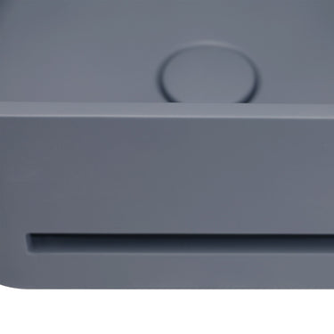 VIVO 43 Concrete Wall-Hung Basin-Blue Ashes