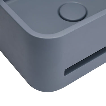 VIVO 43 Concrete Wall-Hung Basin-Blue Ashes