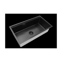 Crystal Sands finish with PVD Matte Black WS-PKSS-810R-B