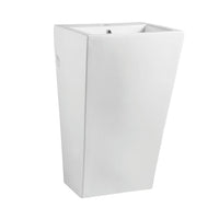 Zento 51 Freestanding Rectangular Pedestal Basin