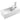 Small Wall Hung Basin with Overflow Gloss White