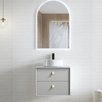 Boston Bevel Edge Vanity 600mm Cabinet Only