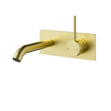 Otus Slimline Wall Basin Mixer Trim Kit Lever Up