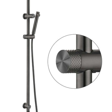 Gun Metal - Celine Twin Shower Combo