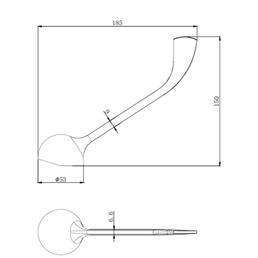 Yale  Disable Handle 240 mm