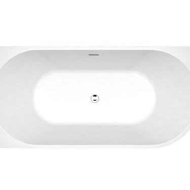 Left Corner 1700X800X600 Gloss White Bathtub OF