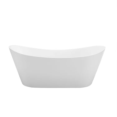 Viva 1500x750x720 Gloss White High Back Bathtub No Overflow