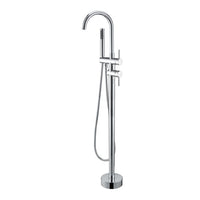 Roul  Chrome Floor Standing Bath Spout