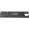 Taran Gun Metal Handheld Shower Piece Holder Square