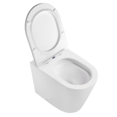 Alzano Wall face Pan Hurricane R&T Inwall Cistern Set (Push Plate Sold Separately) - Slim Seat / R&T