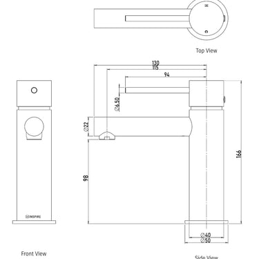 Roul Lead Free Basin Mixer Chrome