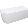 Right Corner 1700X800X600 Gloss White Bathtub OF
