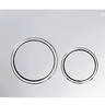 Inspire Dual Flush Plate Round Chrome