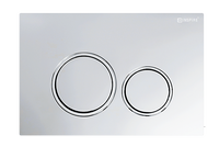 Inspire Dual Flush Plate Round Chrome