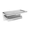 Recxis Chrome Paper Holder With Phone Shelf