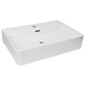 Oskar Wall Hung Square 600x420x120 Basin