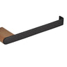 Zevio Matte Black & Rose Gold Tower Bar