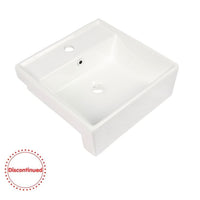Semi Recess Basin Square 410x410x145