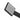 Taran Black Shower Rail with Square Handheld Shower Piece