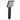 Taran Black Handheld Shower Piece Square