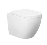 Voghera Rimless Wall Faced Pan - Standard Seat