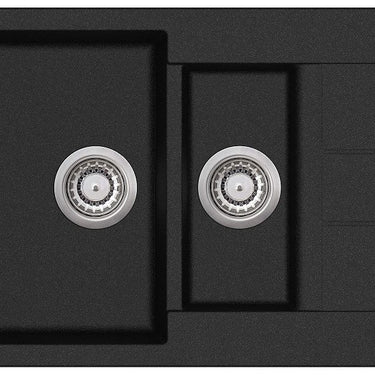 Granite Sink 1 & 1/2 Bowl Black