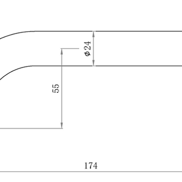 Roul Black Curve Spout
