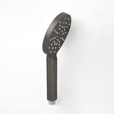 Roul Gun Metal Handheld Shower Set Round