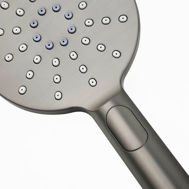 Roul Gun Metal Handheld Shower Set Round