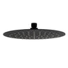 Roul 300mm Matte Black Shower Head Stainless Steel Round
