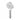 Roul Chrome Handheld Shower Piece Round