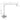 Roul 200mm Gun Metal Twin Shower Half Rail Top Inlet Round