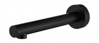 Roul Matte Black Bath Spout Round