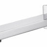 Zevio Bath Spout Square Chrome