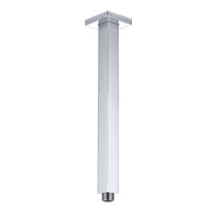 Zevio 300mm Chrome Ceiling Shower Arm Square