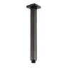 Zevio 300mm Gun Metal Ceiling Shower Arm Square