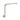 Zevio Brushed Nickel Gooseneck Shower Arm Square