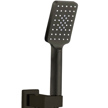 Taran Gun Metal Handheld Shower Set Square