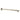 Zevio 400mm Brushed Nickel Straight Wall Arm Square