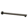 Zevio 400mm Gun Metal Straight Wall Arm Square