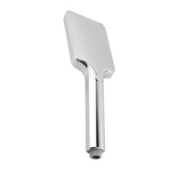 Zevio 200mm Chrome Twin Shower On Rail Bottom Inlet Square