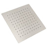 Zevio 250mm Brushed Nickel Shower Head Stainless Steel Square