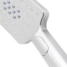 Taran 200mm Chrome Twin Shower Half Rail Top Inlet Square
