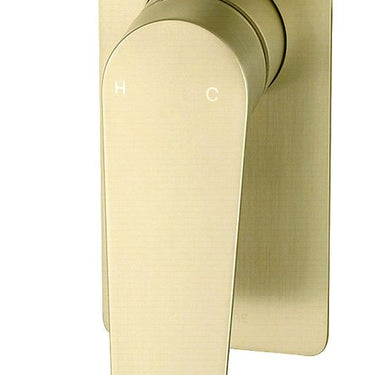 Zevio Shower Mixer Brushed Gold