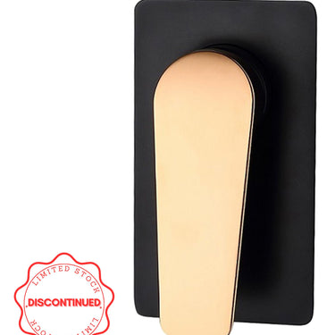 Zevio Shower Mixer Matte Black & Rose Gold