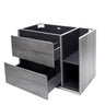 Maximo 750mm Amazon Grey Wall Hung Vanity Right Hand - Cabinet Only / Not Required / Not Required