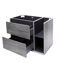Maximo 750mm Amazon Grey Wall Hung Vanity Right Hand - Cabinet Only / Not Required / Not Required