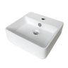 Oskar Wall Hung Square 380x380x120 Basin