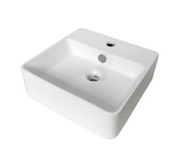 Oskar Wall Hung Square 380x380x120 Basin