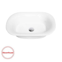 Hamptons Oval 610x440x210 Semi Recessed Basin